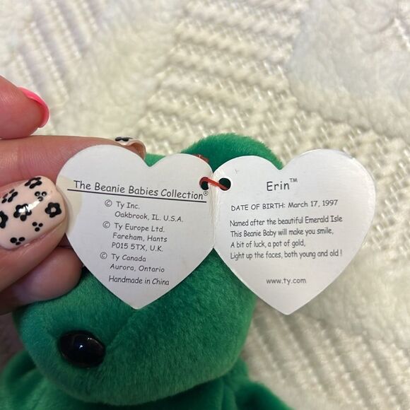 BEANIE BABY - Erin - Picture 2 of 6